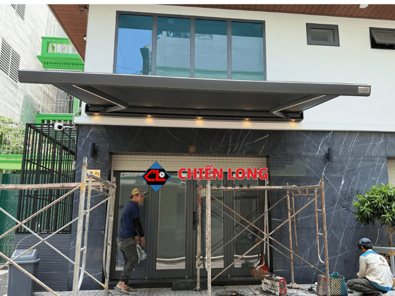 Mái hiên phù hợp cho nhà phố hiện đại