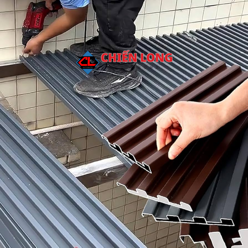 Chi tiết thi công các loại mái lợp hợp kim nhôm