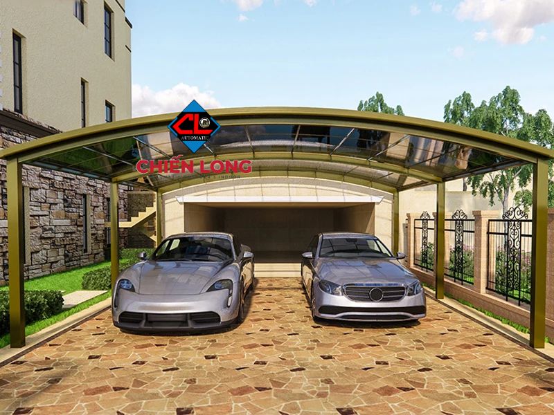 Mái vòm hợp kim nhôm cho nhà để xe ô tô độ bền cao