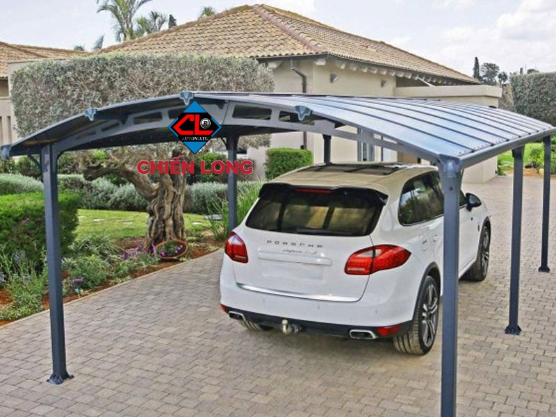 Mái vòm hợp kim nhôm cho nhà để xe ô tô mang đến thẩm mỹ cho không gian