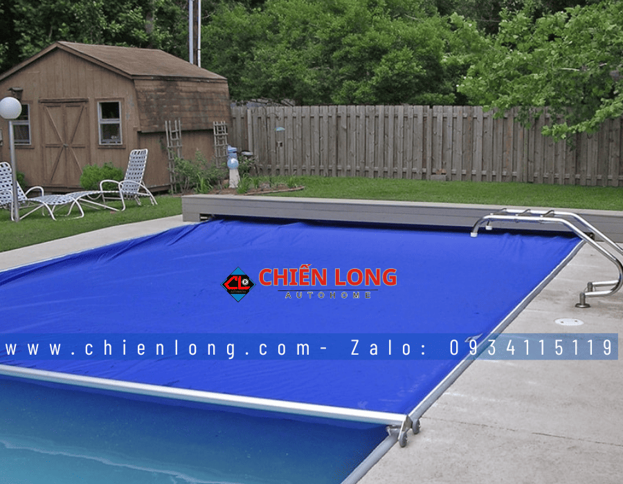 Thiết bị che hồ bơi thông minh đảm bảo an toàn cho trẻ em trong gia đình