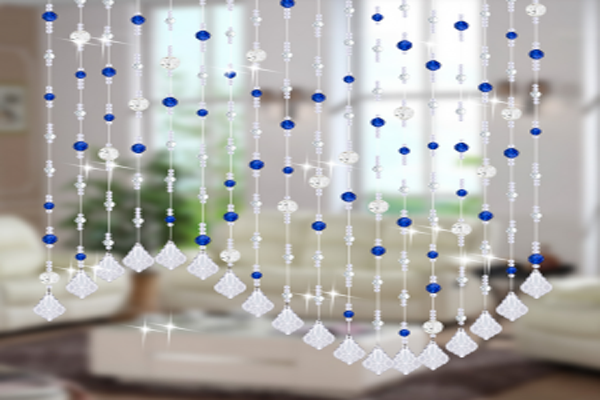 Rèm pha lê mang tính phong thủy rất cao