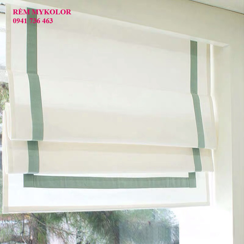 Rèm roman xếp lớp cản sáng