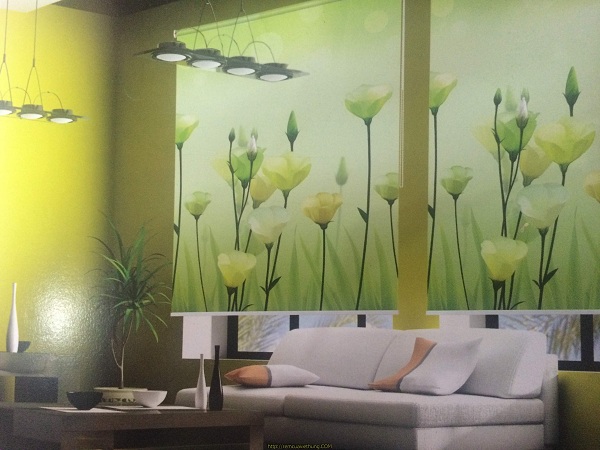 Rèm cuốn in tranh sở hữu thiết kế độc đáo, ấn tượng