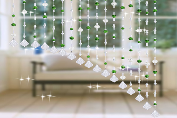 Rèm pha lê là một mẫu rèm cao cấp