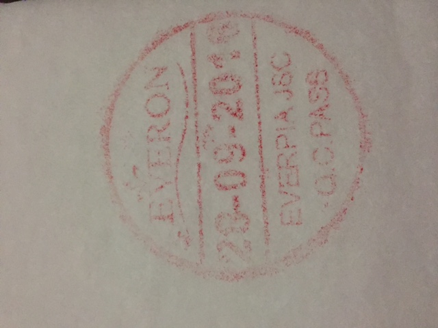 Dấu đỏ qua khâu kiểm tra chất lượng