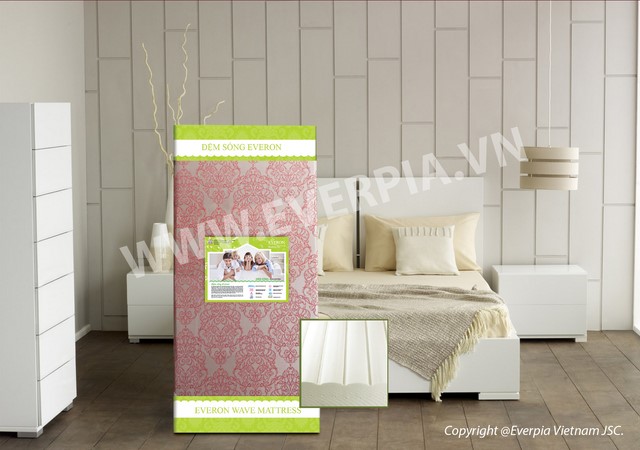 Đệm bông ép Everon (đệm sóng)
