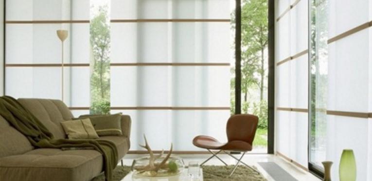 Mẫu rèm cửa kiểu tấm mành