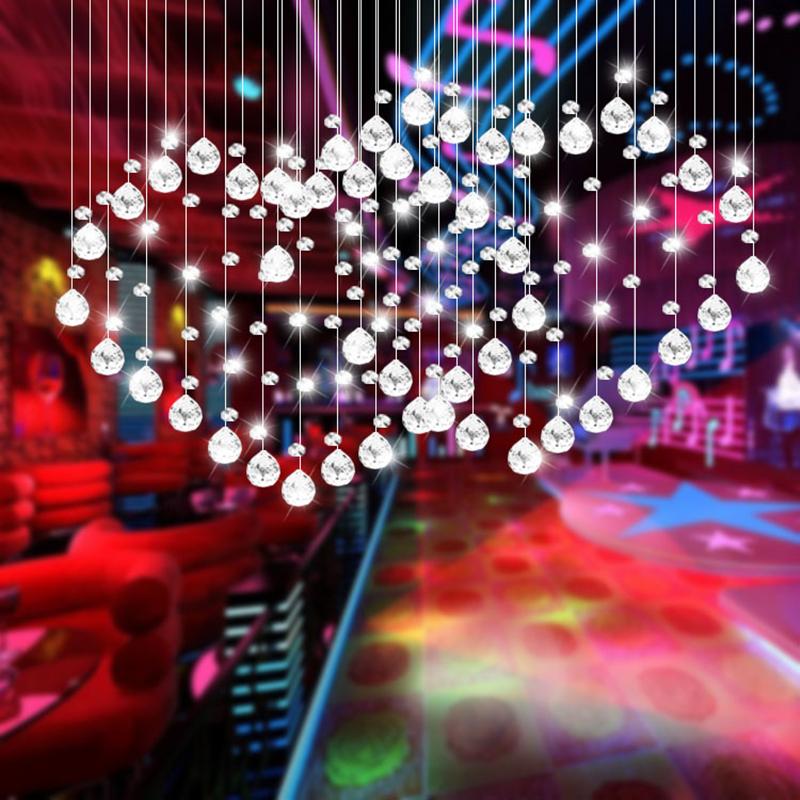 Mẫu rèm cửa phòng ngủ trái tim dạng hạt chuỗi