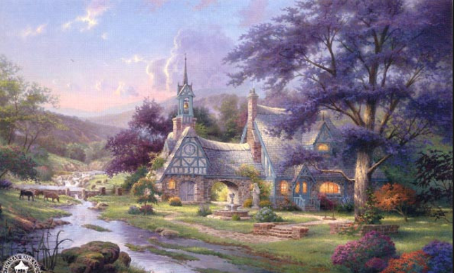 tranh son dau treo phong ngu phong cach chau au