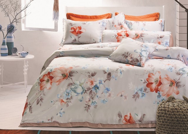 Bộ chăn ga Ep 1810 chụp với chăn mùa đông