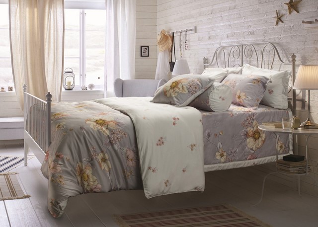 Bộ chăn ga hoa mẫu đơn Ep 1827 chụp với vỏ chăn