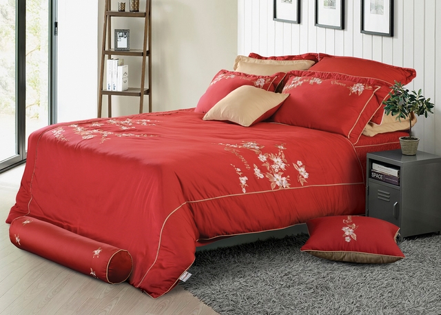 Bộ chăn ga cưới tiêu biểu của năm chất vải Modal ESM 19014