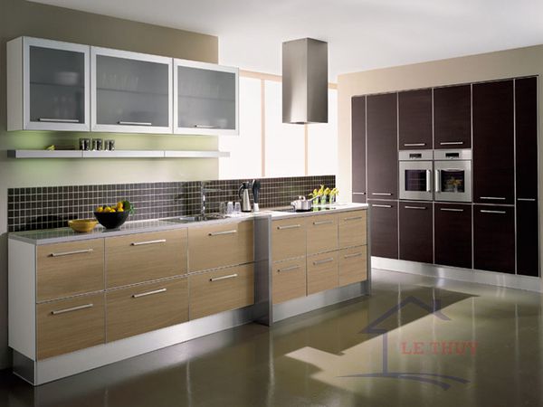 Tủ phòng bếp Laminate được đánh giá cao về độ bền