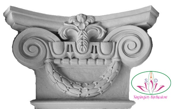 Hoa văn đầu cột vuông - Trang Trí SAD