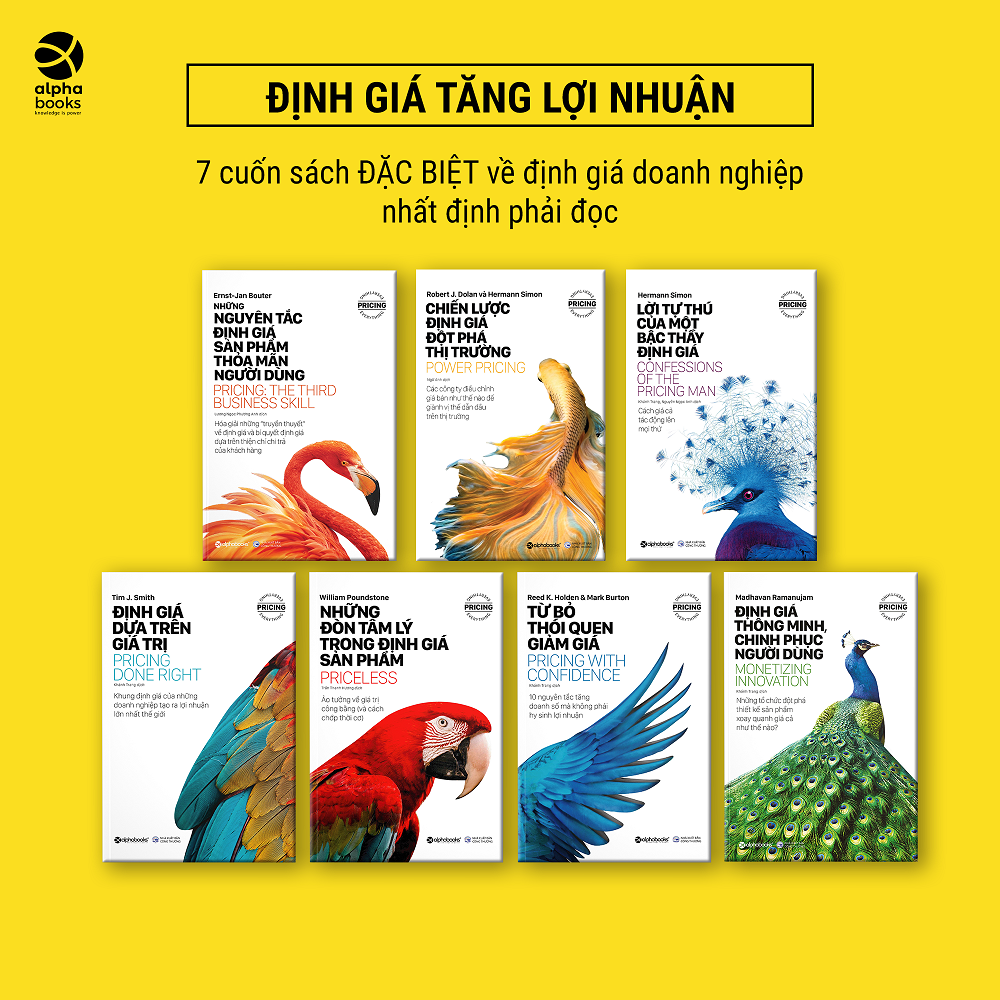 Bộ sách Định giá thông minh, chinh phục người dùng