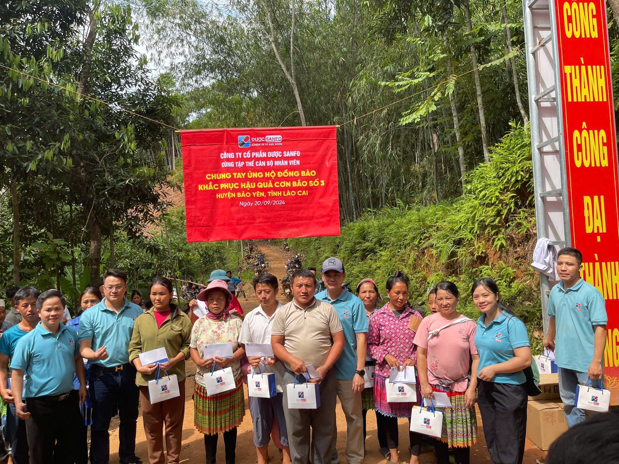 Công ty Dược Sanfo có mặt tại thôn Nặm Khạo, xã Vĩnh Yên, Bảo Yên, Lào Cai