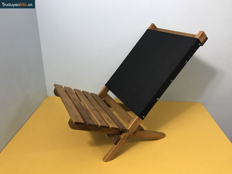 Ghế gỗ lắp ghép giã ngoại camping chair-4