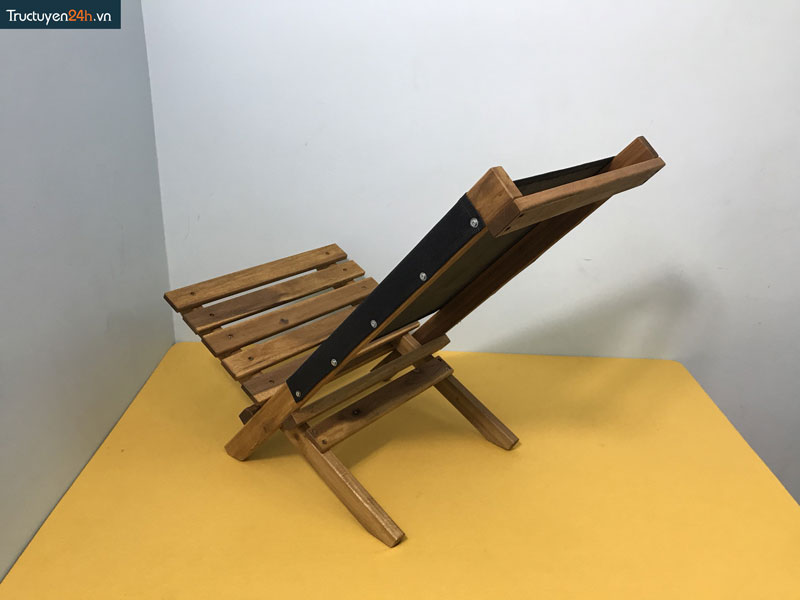 Ghế gỗ lắp ghép giã ngoại camping chair-2
