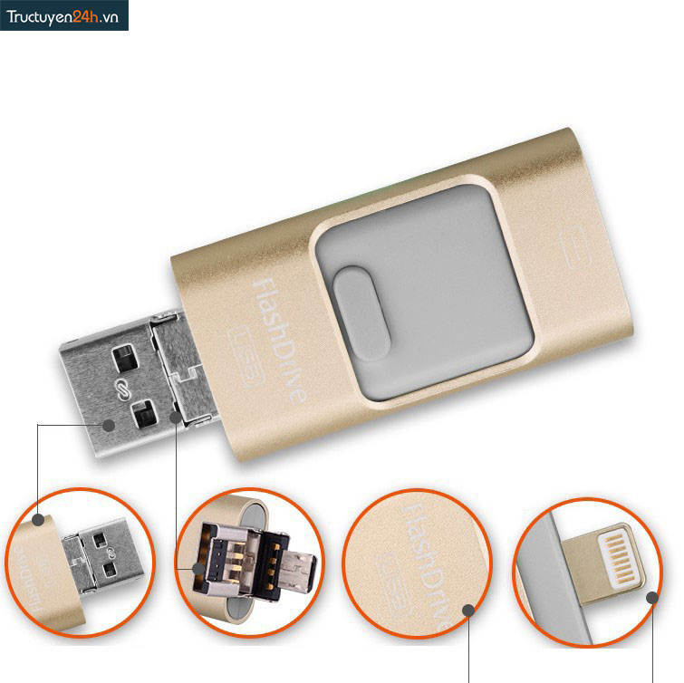 Ổ Cứng Di Động Flash Drive 64GB Dành Cho Iphone-12