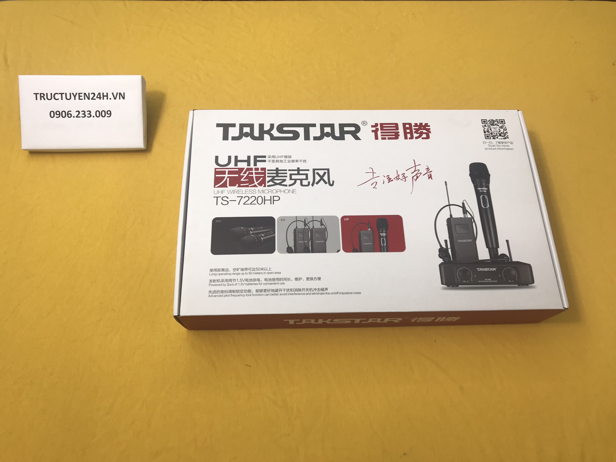 Micro Gài Tai Không Dây Takstar TS-7220PP-7