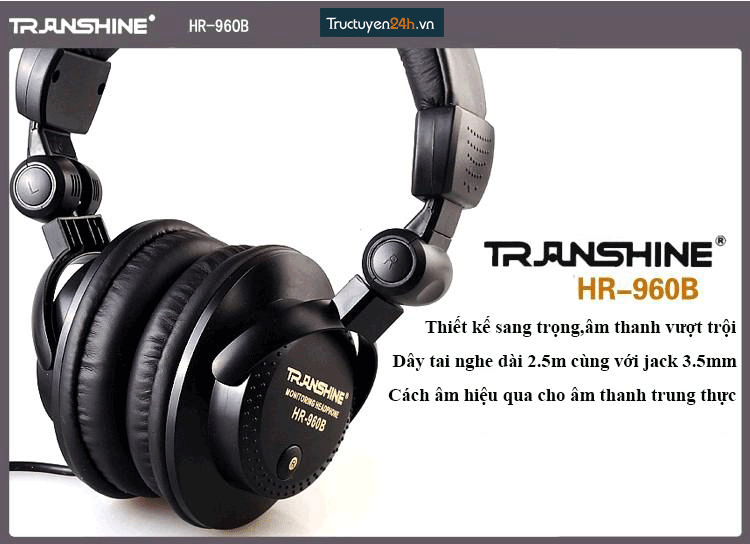 Tai nghe kiểm âm Transhine HR-960B-4