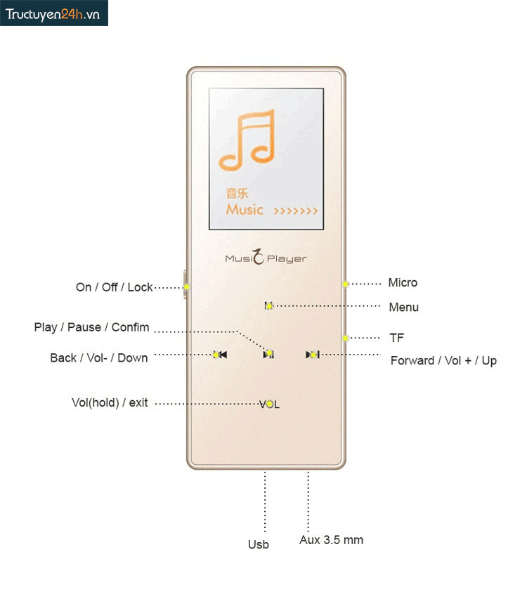 Máy nghe nhạc Uniscom X01-6