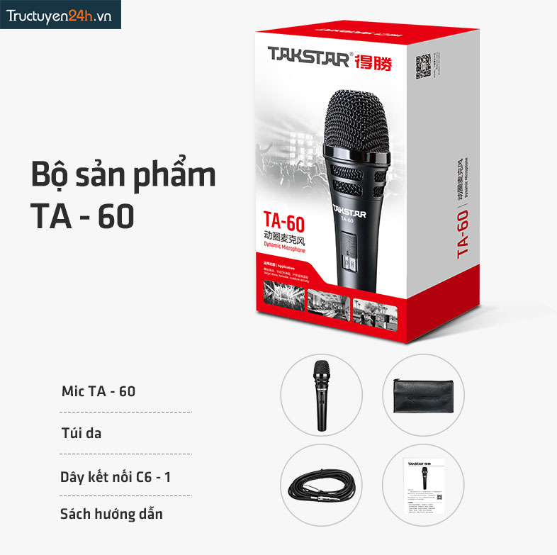 Micro karaoke Dynamic Takstar TA-60-4