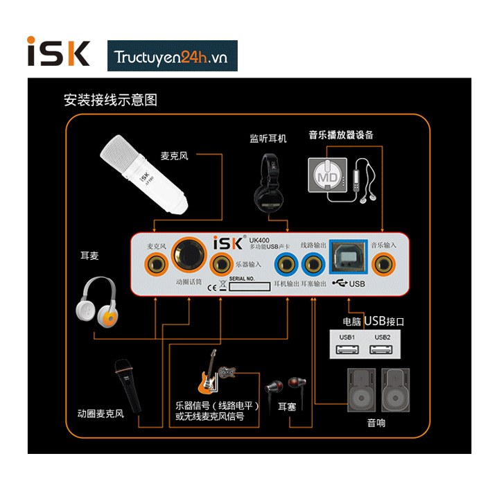 Micro thu âm – ISK AT100-5