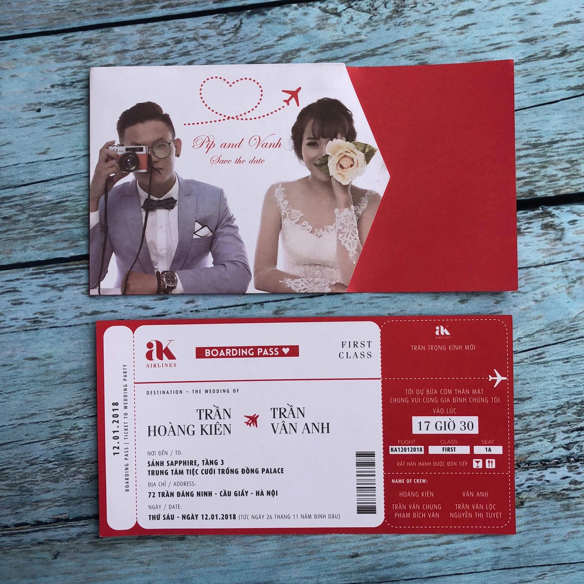 Top 5 mẫu thiệp cưới đẹp được ưa chuộng năm 2025 tại Thiệp cưới WID