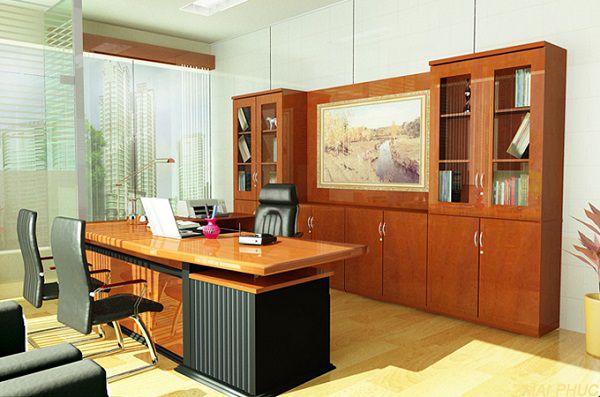 Cách bố trí nội thất văn phòng lãnh đạo