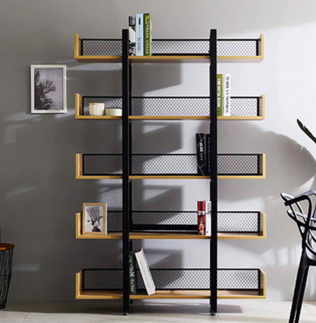 Giá sách sắt chữ U được thiết kế đơn giản