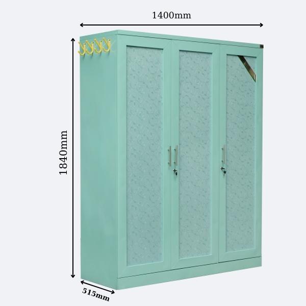 Kích thước tủ quần áo 3 cánh 3 buồng
