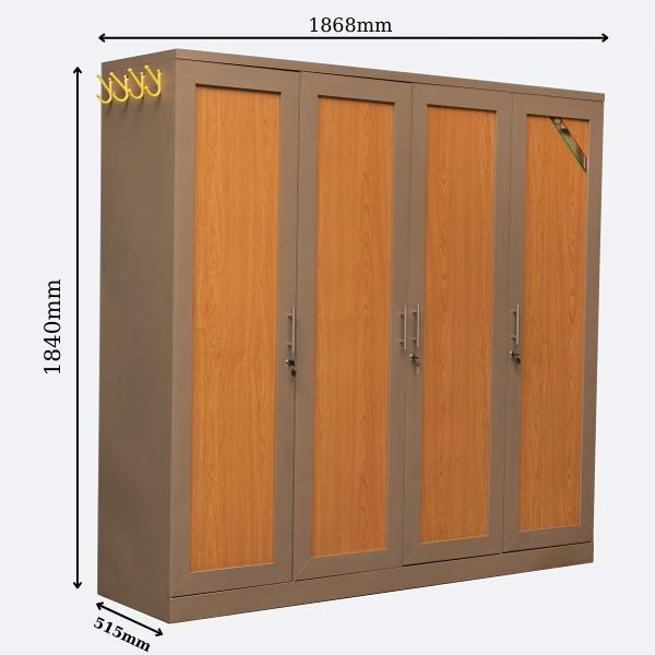 Kích thước tủ quần áo 4 cánh