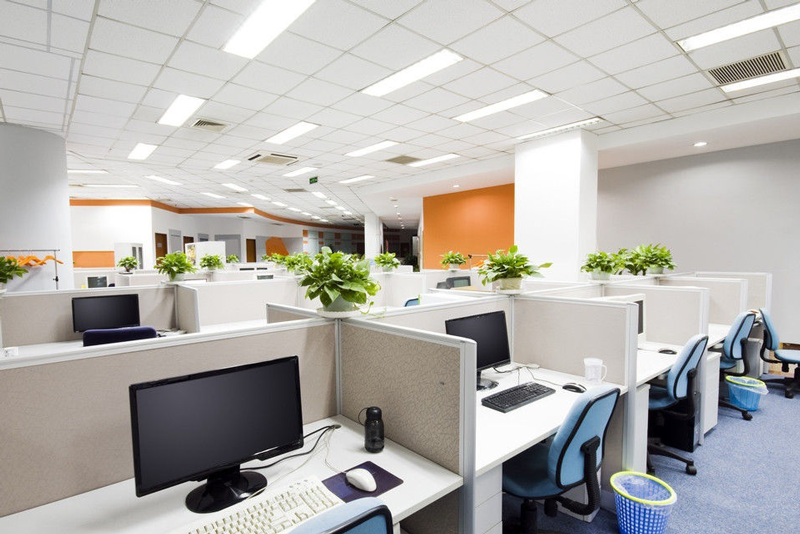 Mẫu văn phòng làm việc hiện đại cho công ty truyền thông