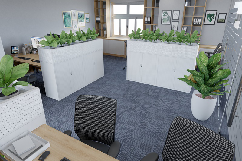 Mẫu thiết kế nội thất phòng làm việc Eco