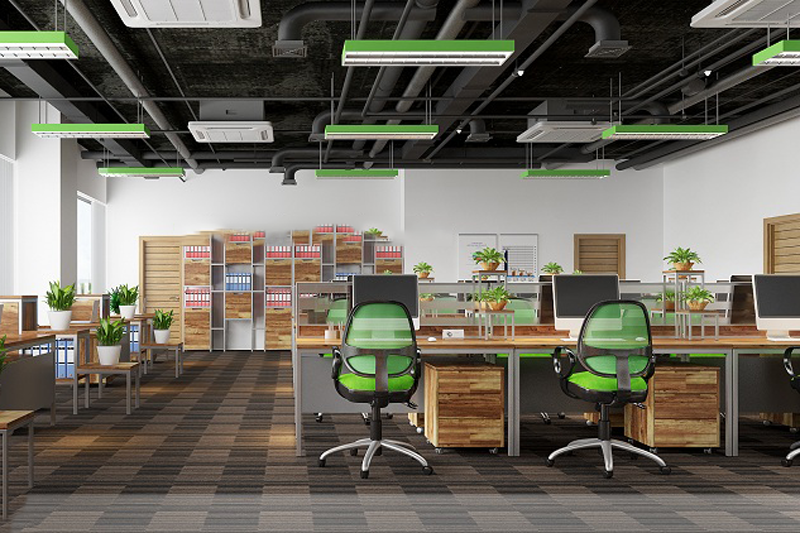 Mẫu thiết kế nội thất phòng làm việc phong cách Art Decor