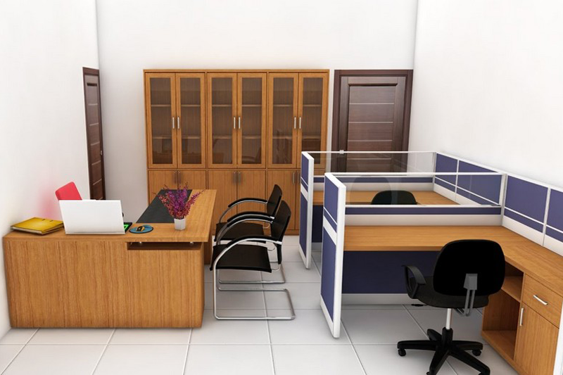 Mẫu thiết kế văn phòng làm việc nhỏ 20m2