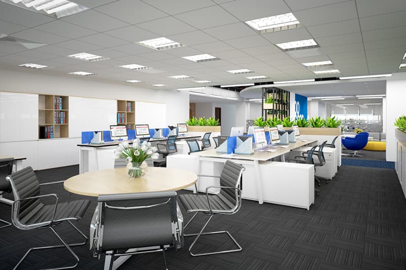 Tiêu chuẩn thiết kế nội thất văn phòng về bố cục sắp xếp
