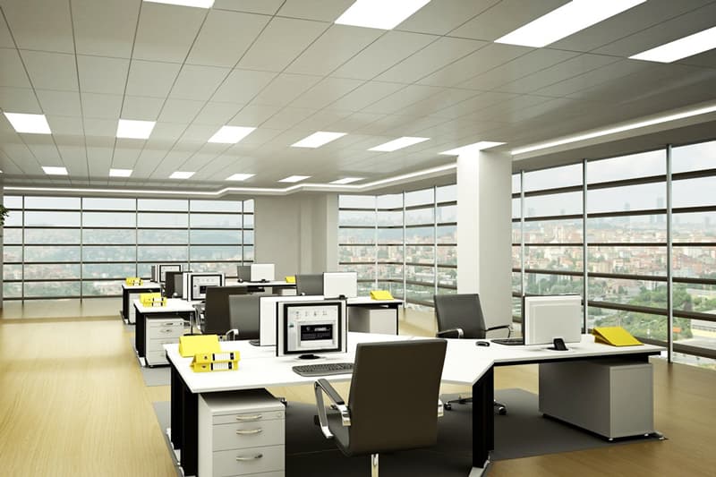 Tiêu chuẩn thiết kế nội thất văn phòng về ánh sáng