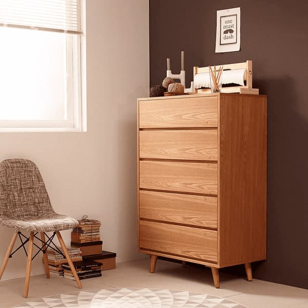 Ưu điểm của tủ ngăn kéo gỗ đựng quần áo