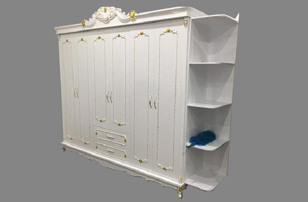 Mẫu tủ màu trắng tân cổ điển