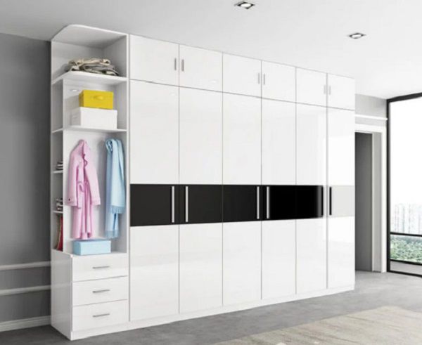 Mẫu tủ quần áo màu trắng hiện đại
