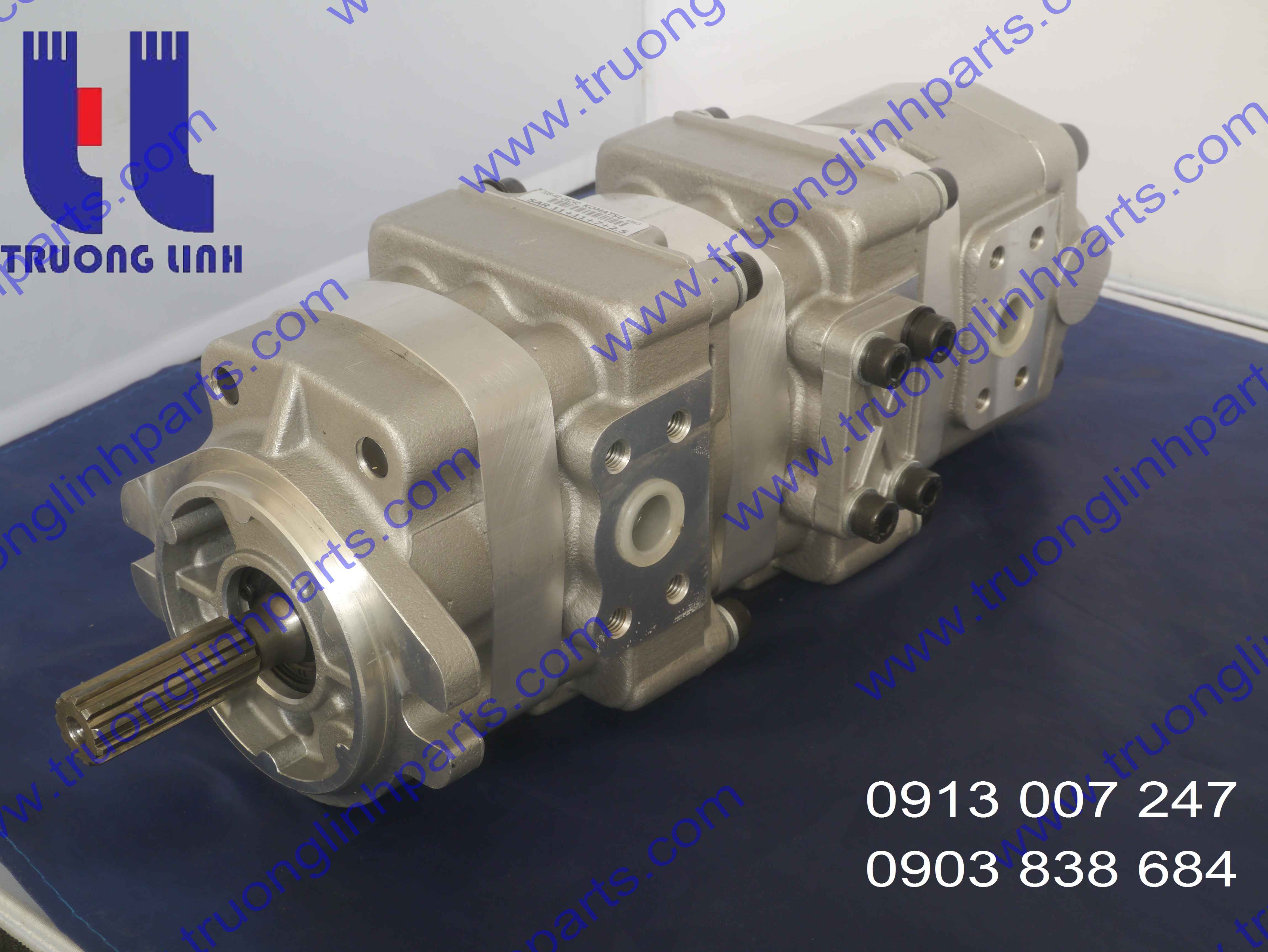 Bơm Thủy Lực Komatsu 705-41-08240, Bơm Bánh Răng Thủy Lực Máy Đào PC28UU-2