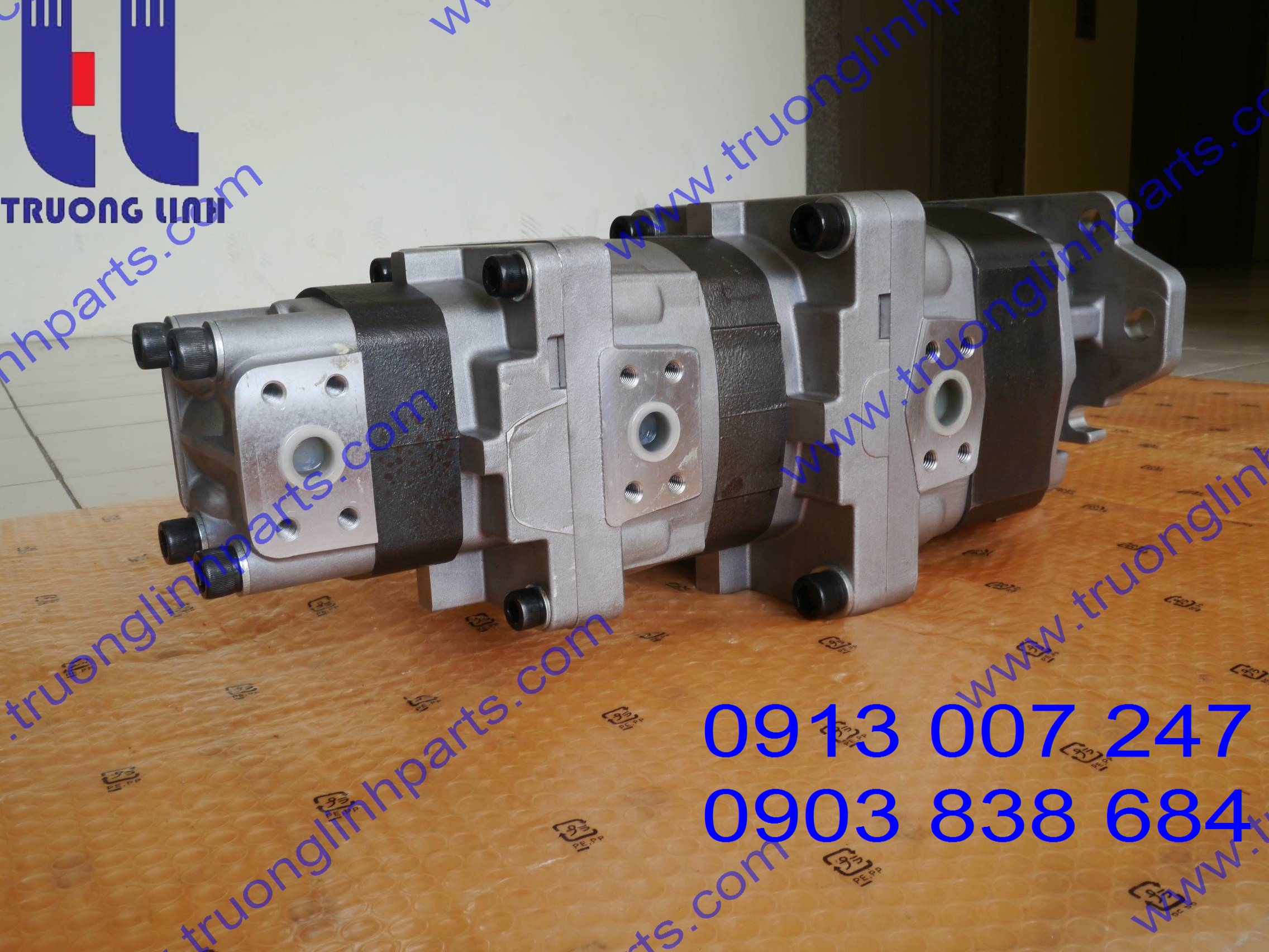 hydraulic pump bánh răng xe Wheel Loader Kawasaki