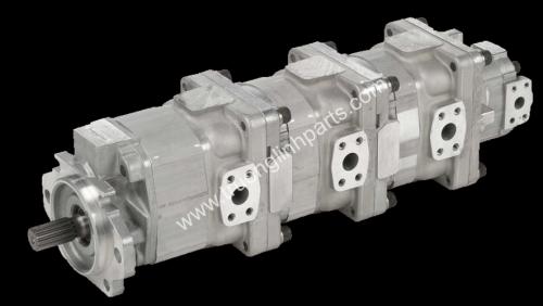 hydraulic pump komatsu, hydraulic gear  pump komatsu , steering pumpxe Wheel Loader , bơm nâng hạ xe Wheel Loader , CHARGE PUMP xe Wheel Loader