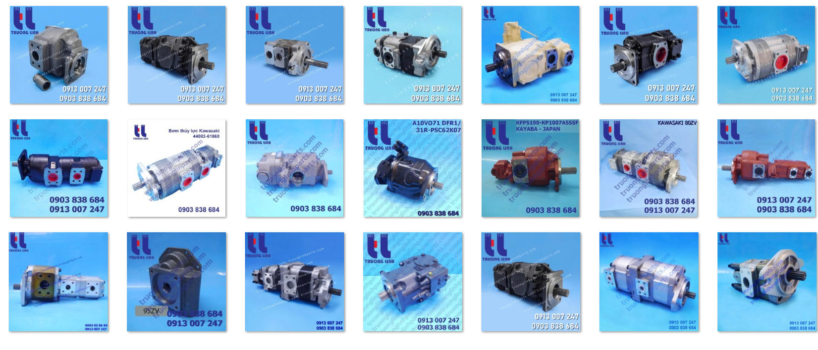 Bơm dầu thủy lực máy xúc