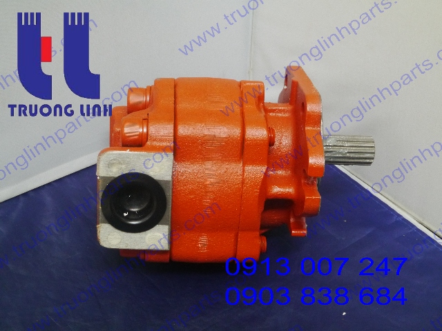 bơm thủy lực bánh răng trên máy xúc