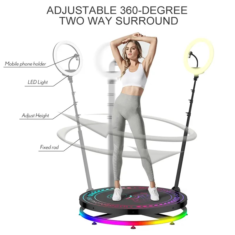 Cho thuê bục xoay 360 độ quay chụp check in sự kiện Hà Nội YCN MEDIA