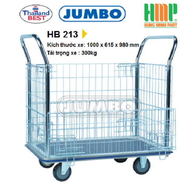 XE ĐẨY TAY JUMBO HB 213 (300KG)